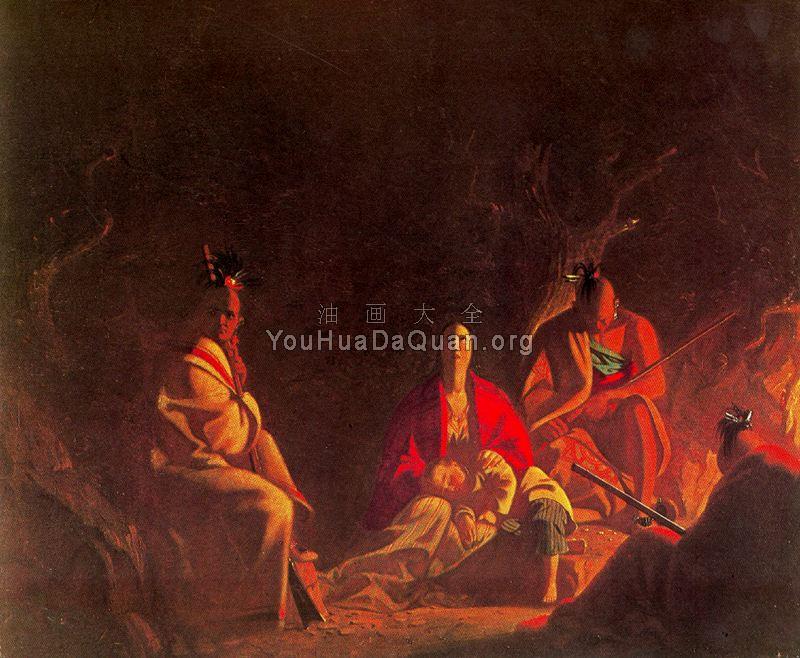 Captured by Indians - 乔治·迦勒宾·宾汉姆